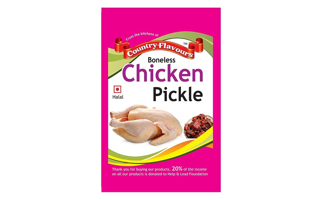 Country Flavours Boneless Chicken Pickle    Pack  250 grams